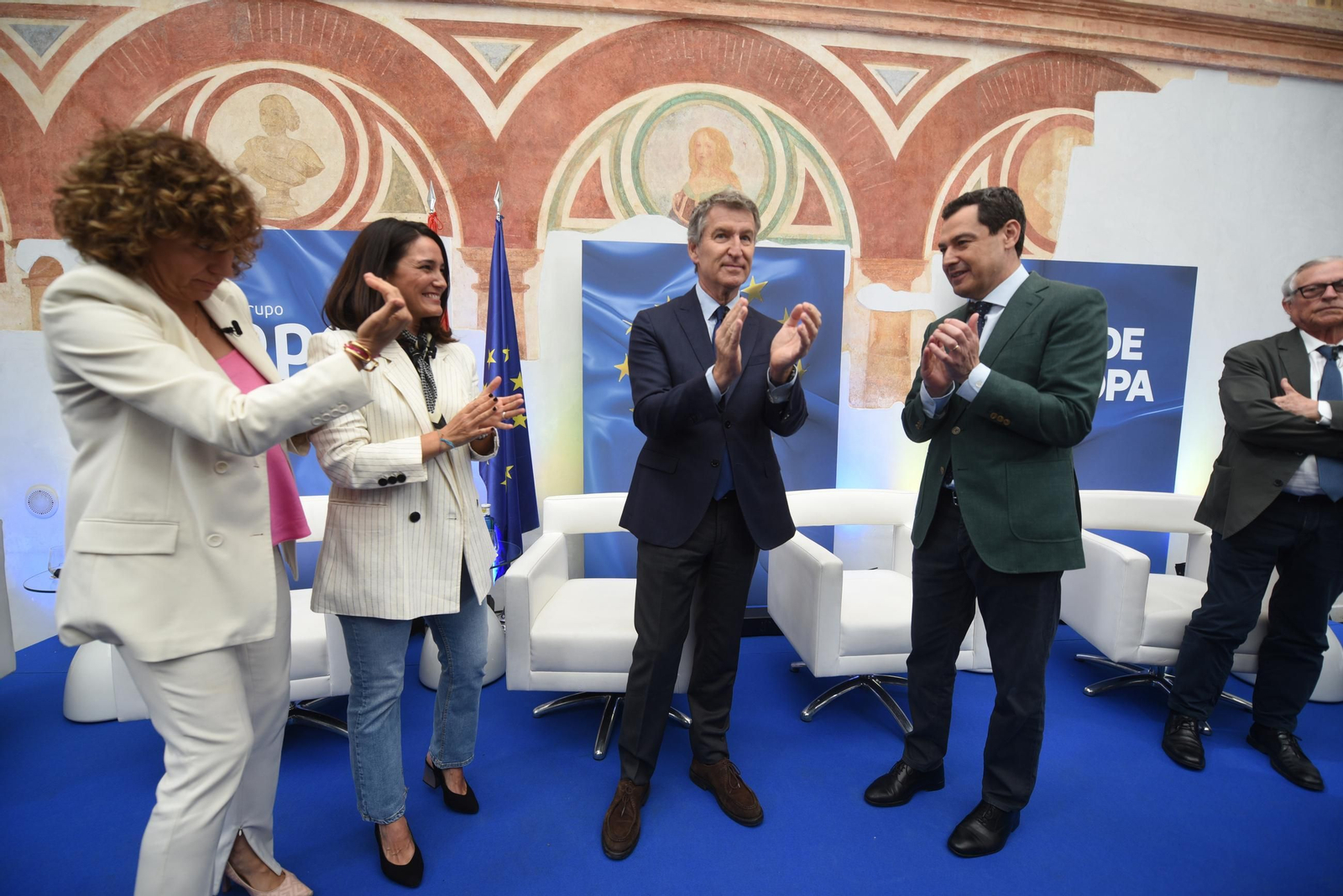 La visita de Núñez Feijóo y Juanma Moreno a Córdoba, en imágenes