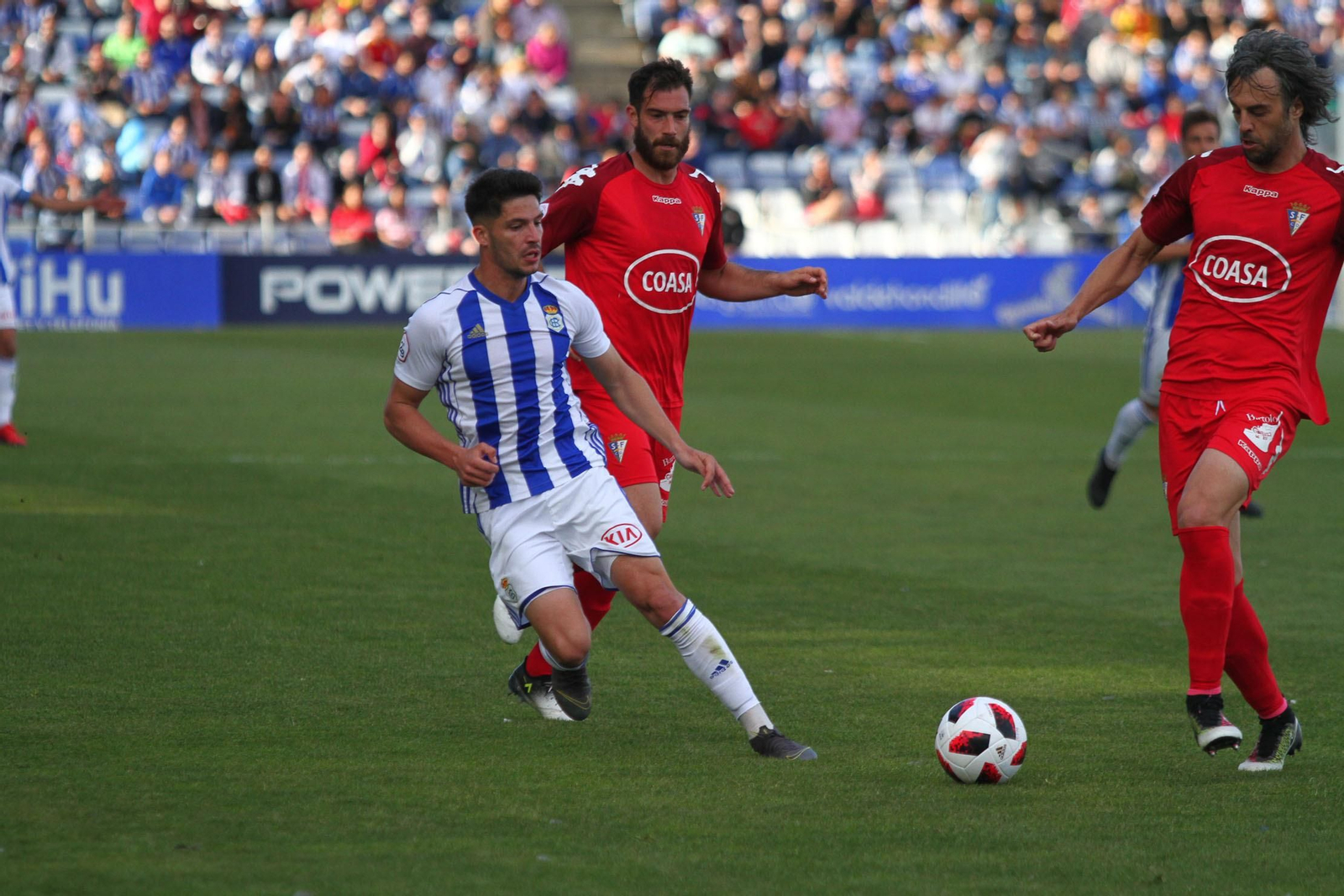 Imágenes del encuentro entre el Recreativo de Huelva y el San Fernando