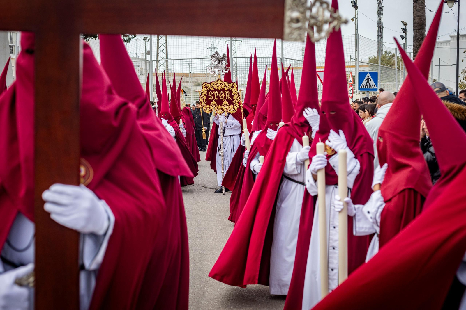 Las imágenes de la hermandad de Tres Caídas en la Semana Santa de San Fernando 2024