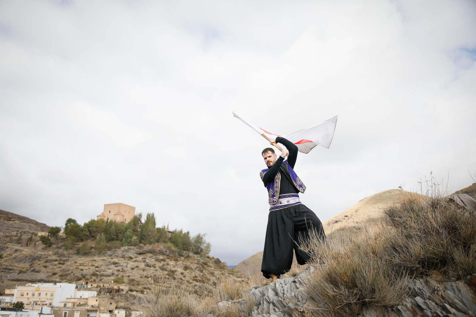 Última guerrilla en Gérgal entre moros y cristianos.