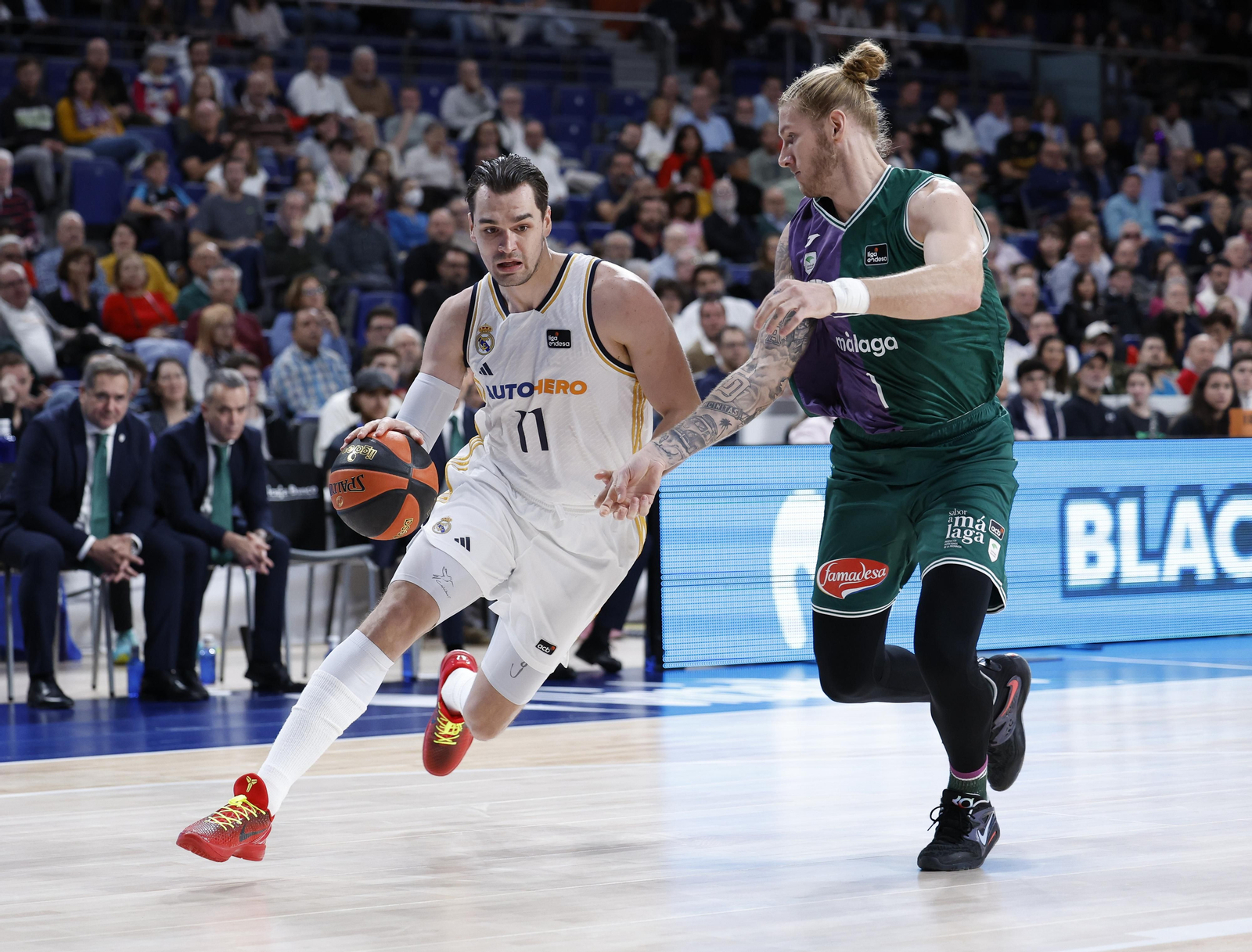 El Real Madrid-Unicaja, en fotos