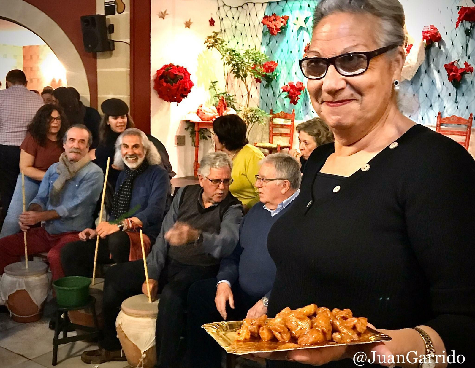 Zambomba en el Centro Cultural Flamenco Don Antonio Chacón.