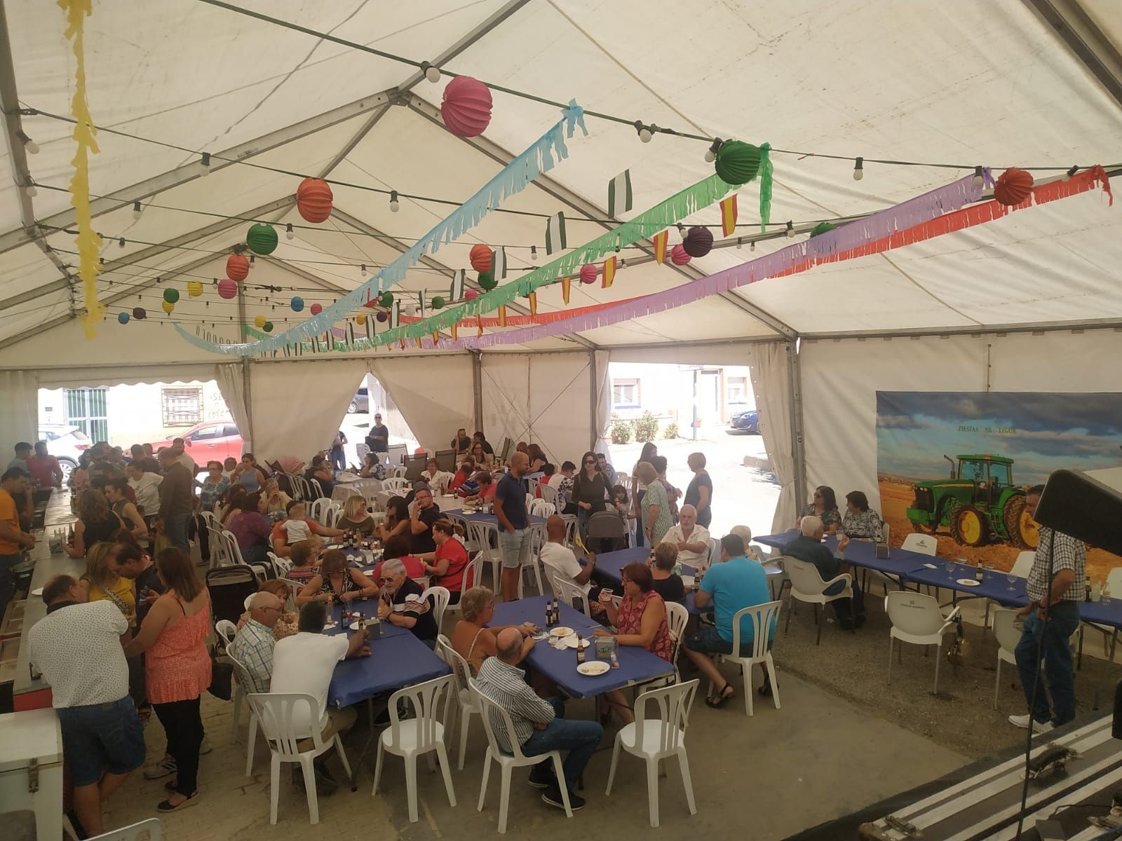 Momento de la feria del mediodía de las fiestas de la Yegua del año pasado