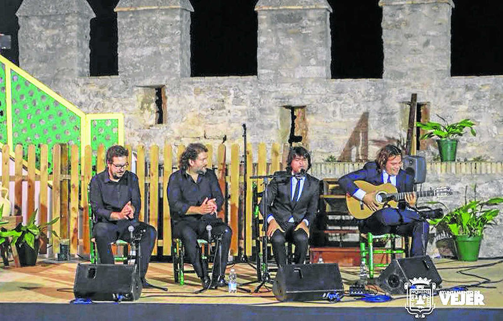 El cantaor chipionero Samuel Serrano, en un momento de su actuación.