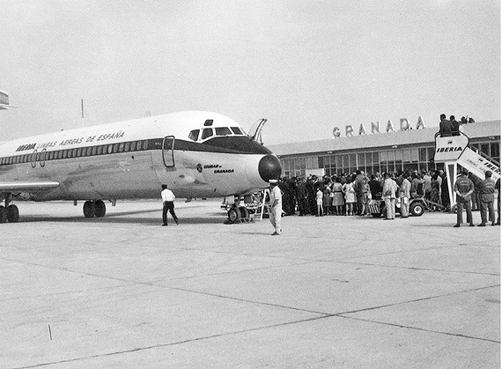 Inauguración del Aeropuerto en junio de 1972