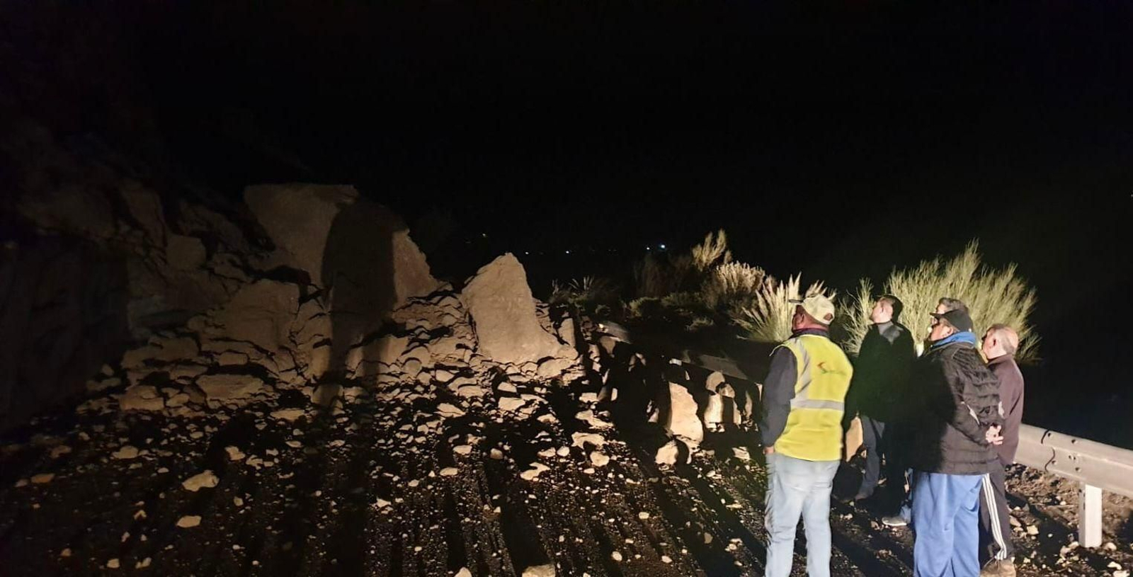 Desprendimiento en Güéjar Sierra