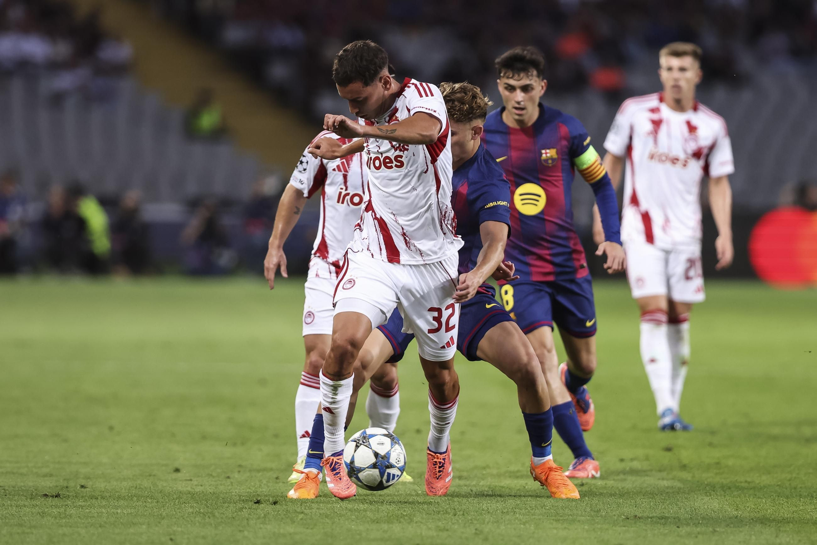 Las fotos del Barcelona-Olympiacos