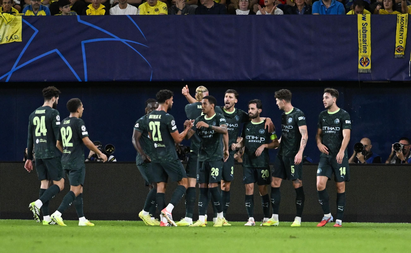 Las fotos del Villarreal-Manchester City