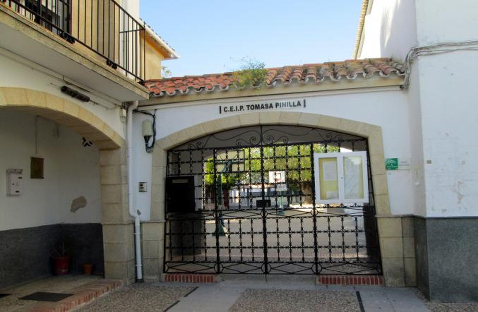 Una imagen del colegio Tomasa Pinilla.