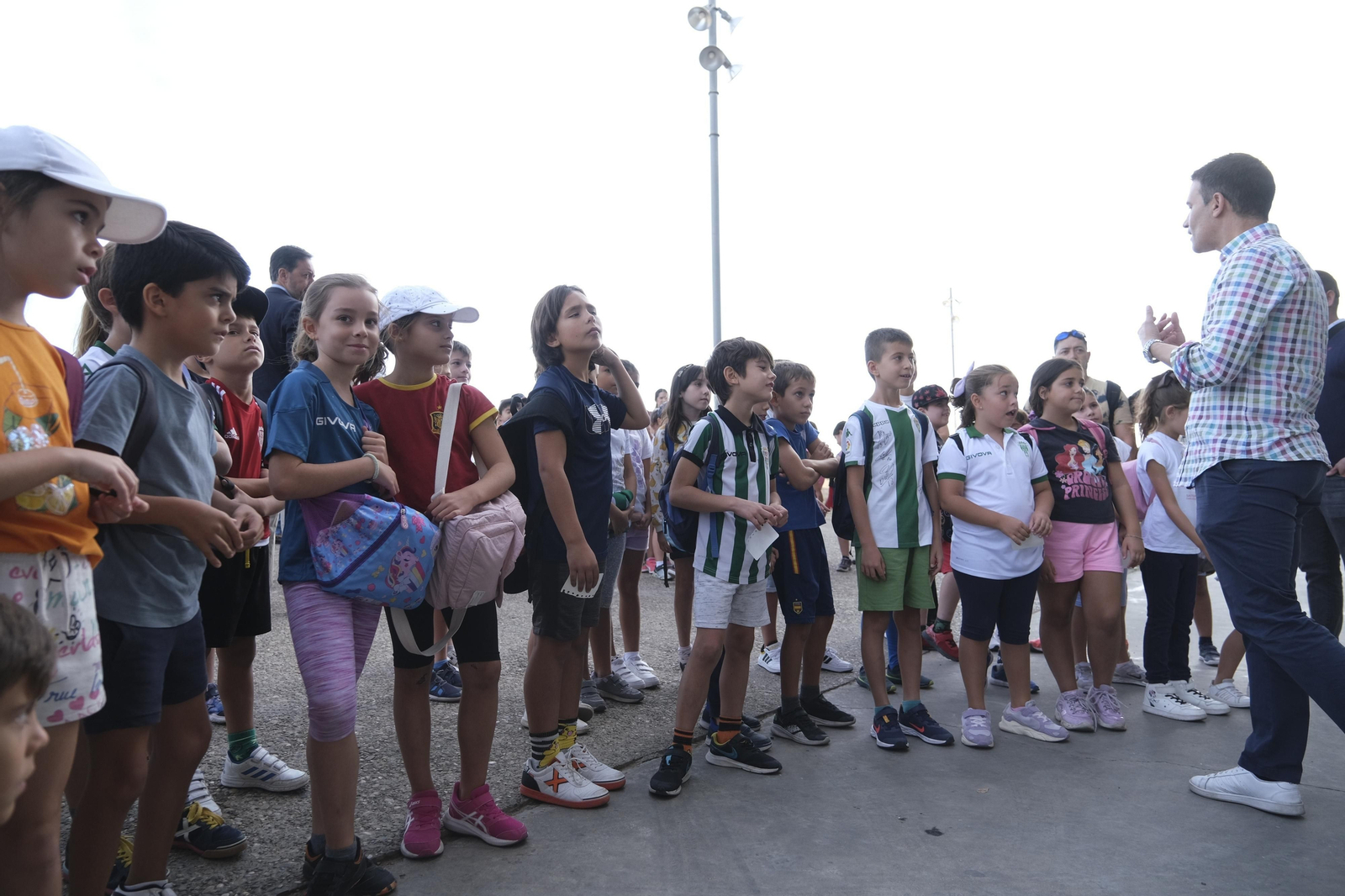 Las mejores imágenes de la primera clase del Aula Blanquiverde del Córdoba CF