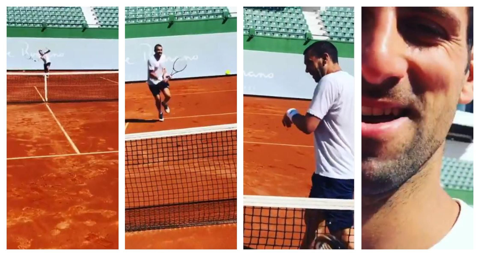 Imágenes del entrenamiento en Puente Romano.