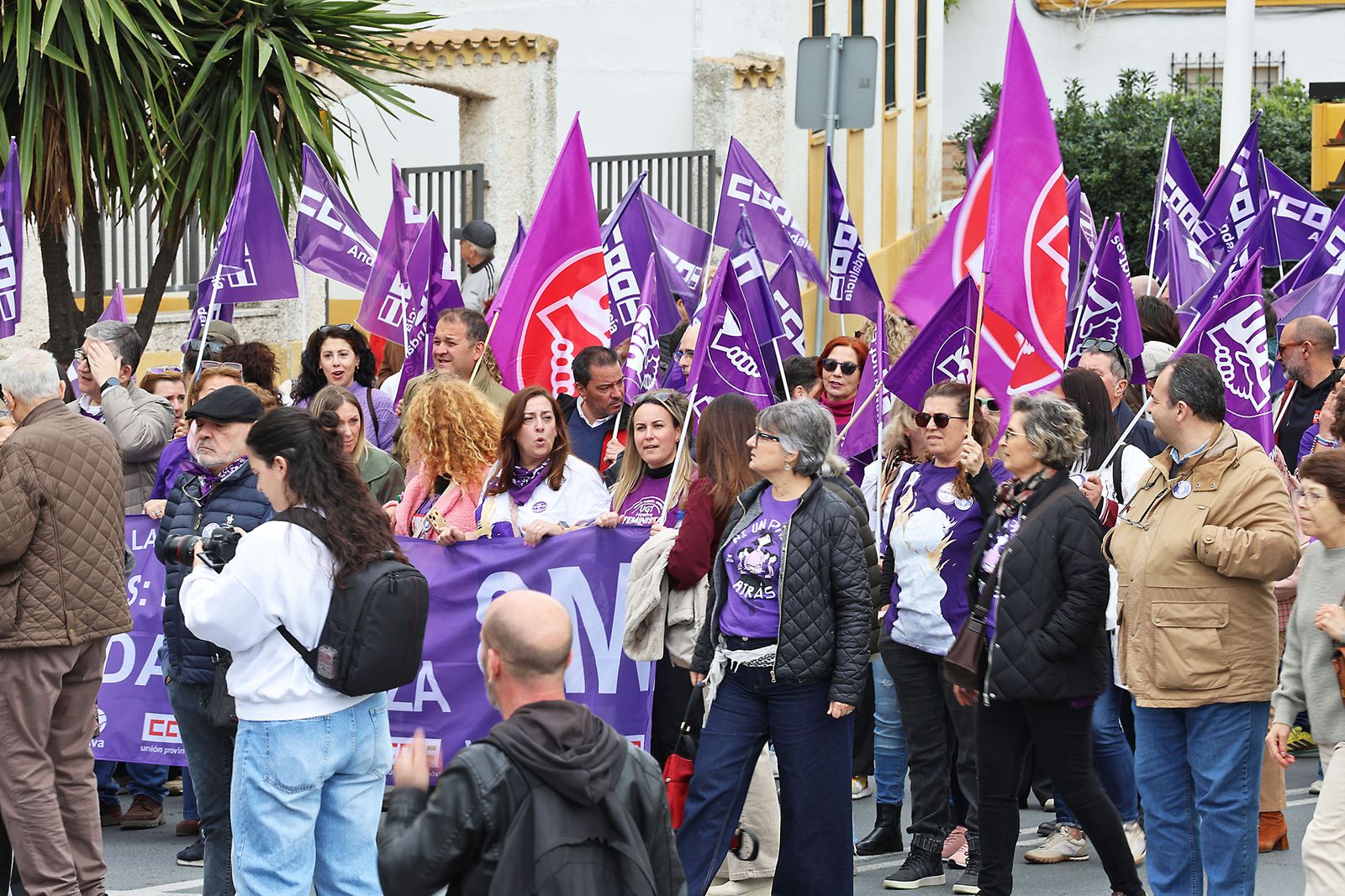 8M: Las fotografías de la manifestación del Día de la Mujer