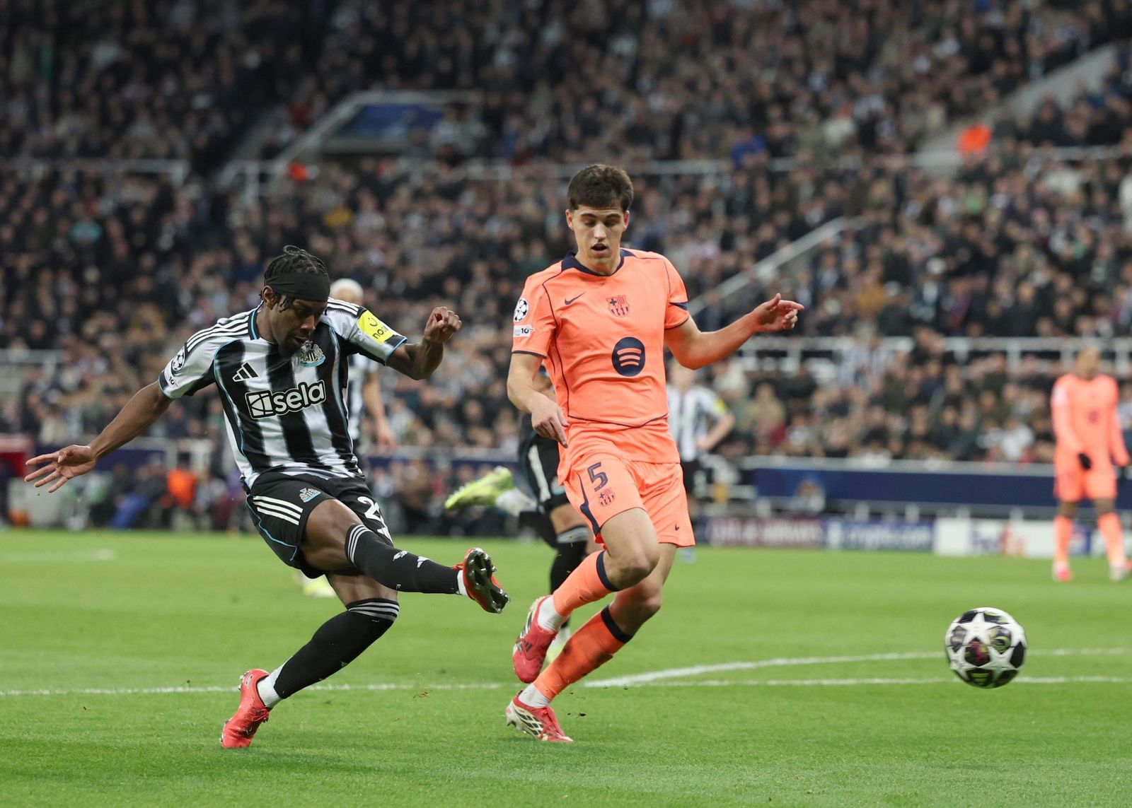 Las fotos del Newcastle-Barcelona