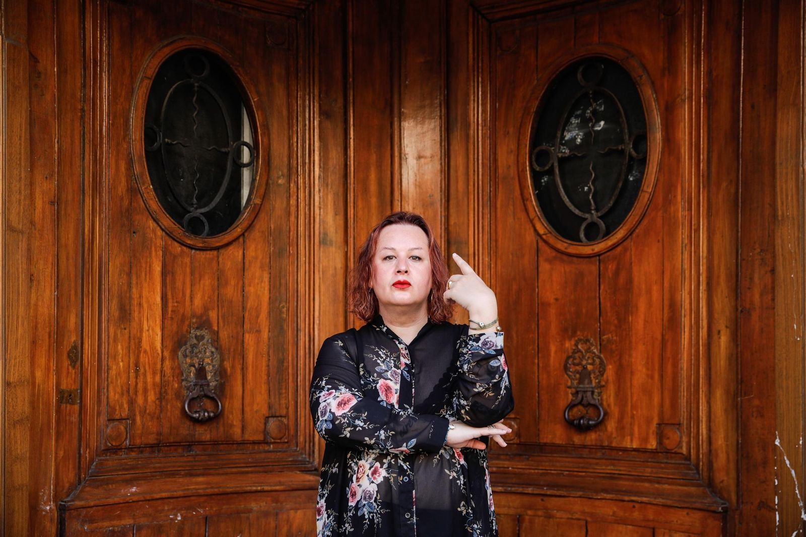 Alana S. Portero, fotografiada durante la promoción de su libro en París.