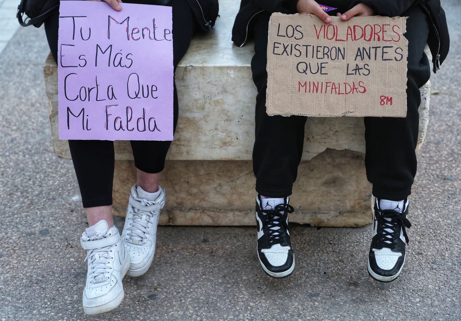 La manifestación del 8-M en Málaga, en fotos