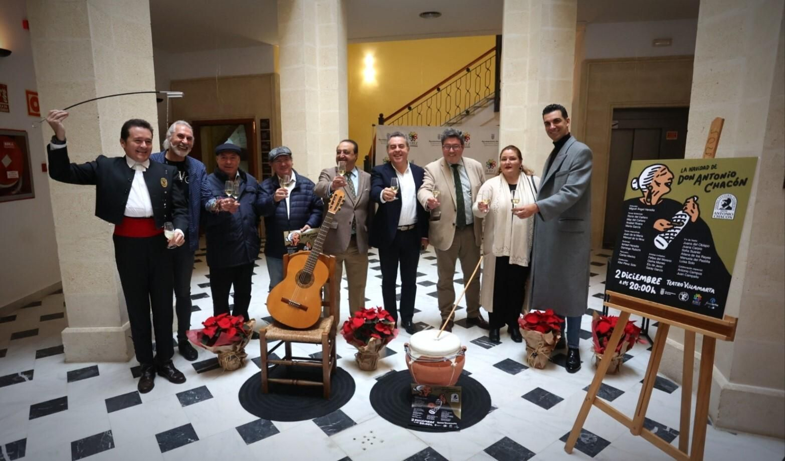 Un momento de la presentación de 'La Navidad de Don Antonio Chacón'. Un momento de la presentación de 'La Navidad de Don Antonio Chacón'.