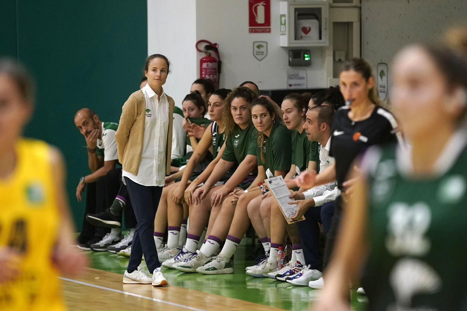 Un partido del Unicaja Femenino.