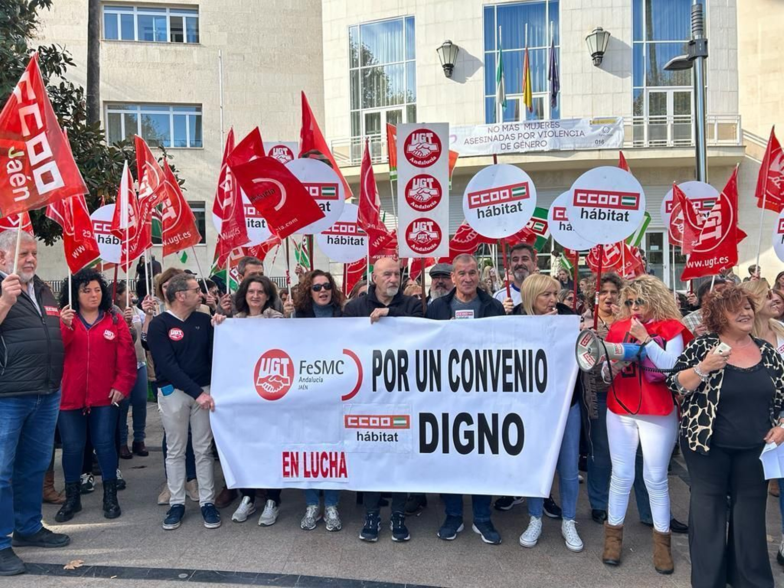 CCOO y UGT convocan huelga indefinida en el sector de limpieza de edificios públicos y locales de la provincia de Jaén