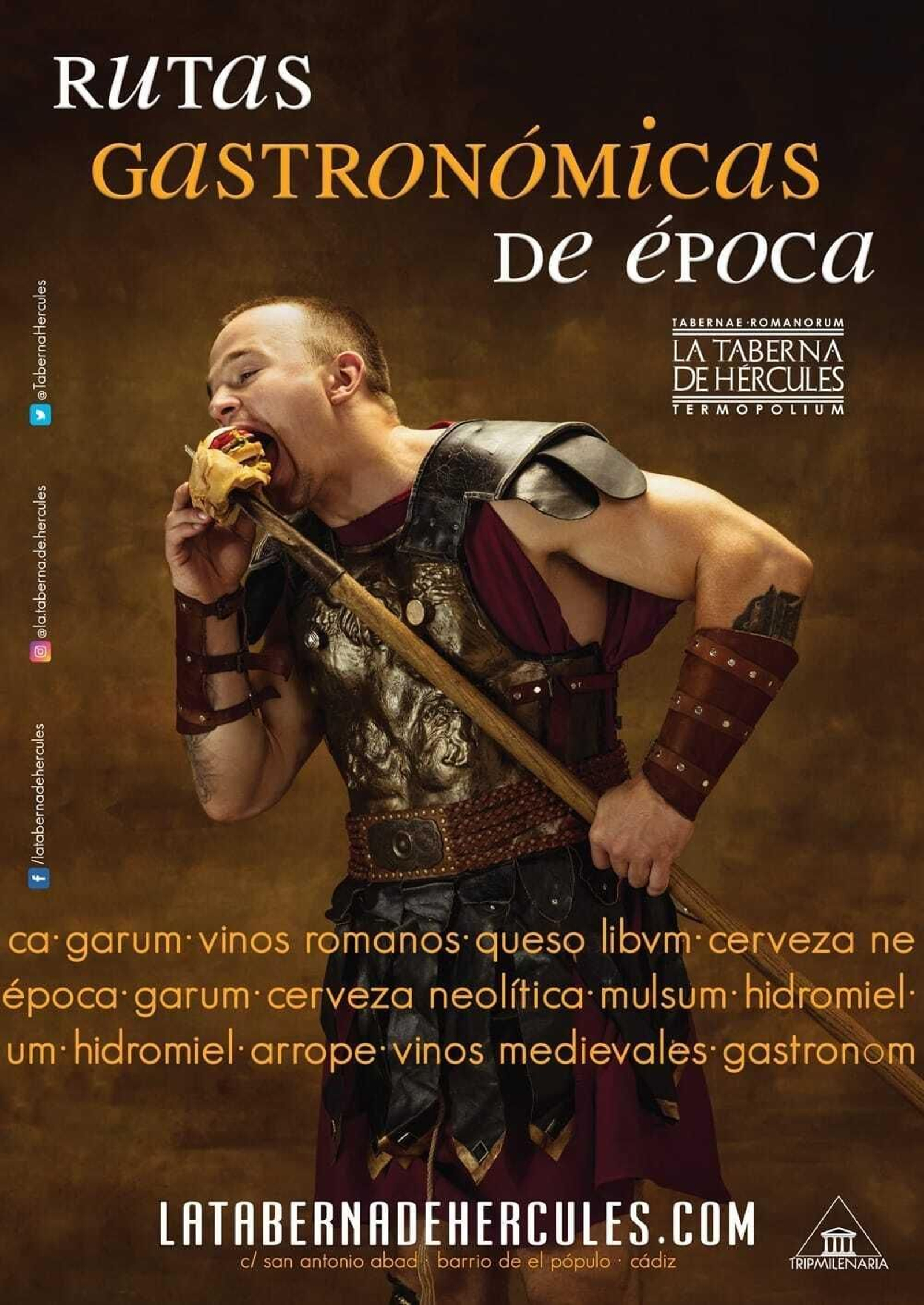 Cartel de las Rutas Gastronómicas