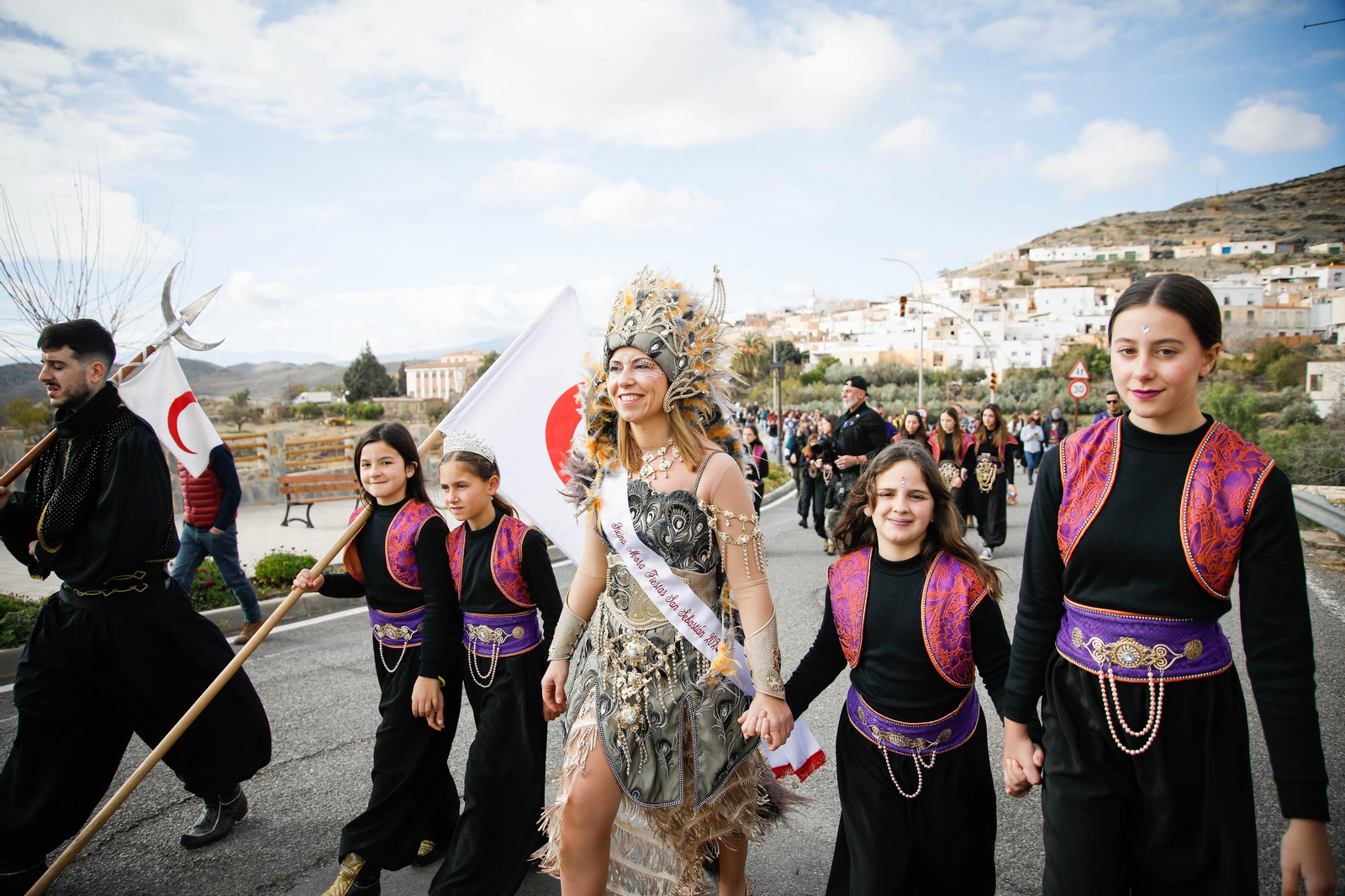 Última guerrilla en Gérgal entre moros y cristianos.