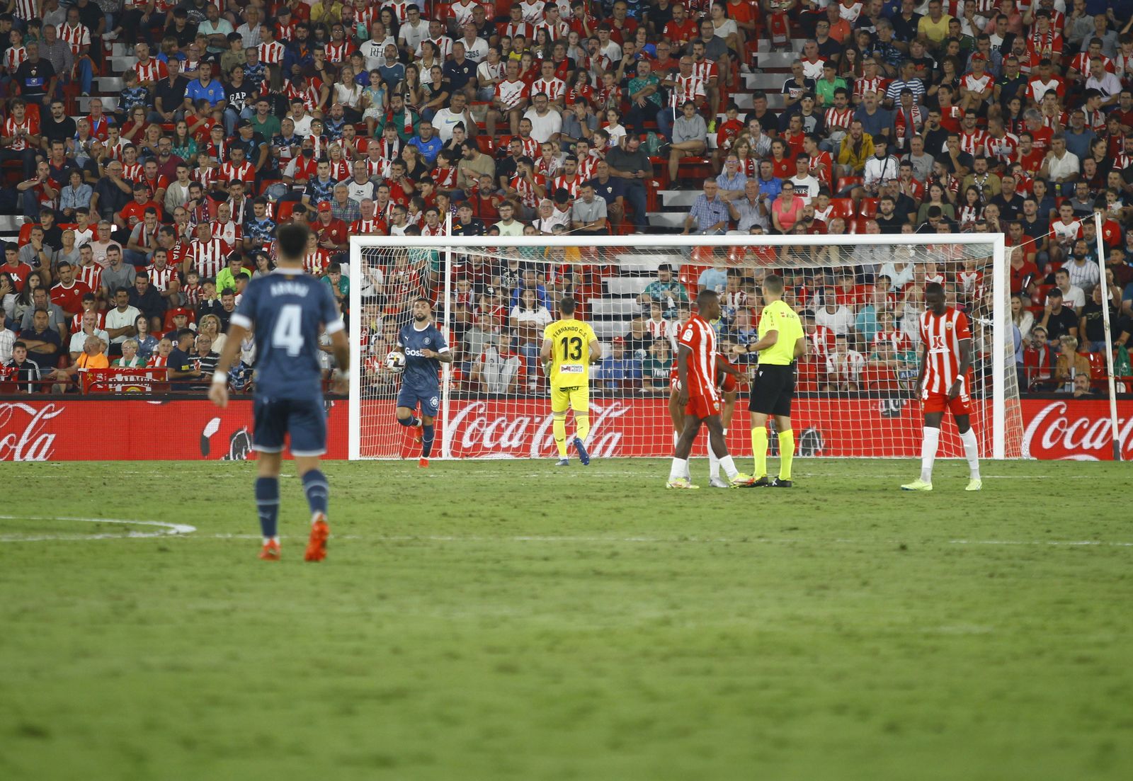 Imágenes del partido de fútbol U.D. Almería-Girona F.C.
