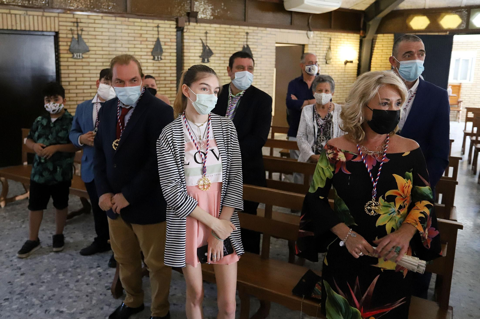 Bendición de María Santísima de la Trinidad en la iglesia de la Sagrada Familia