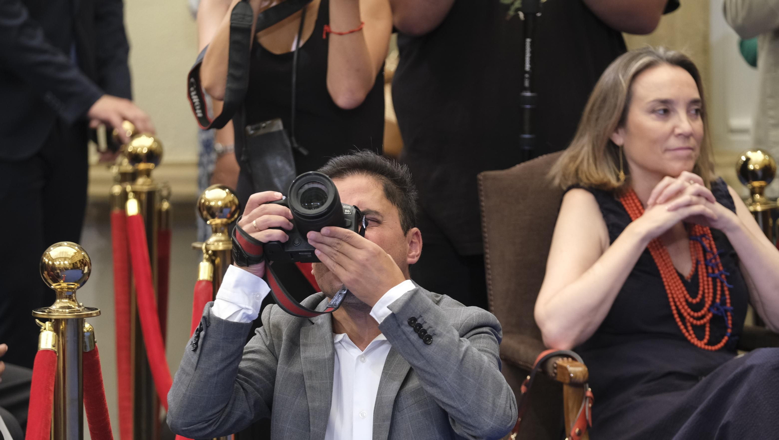 Imágenes del acto de constitución de la Diputación de Almería