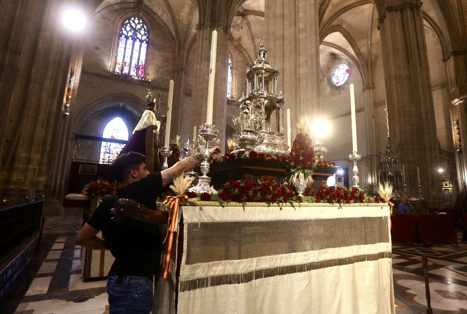 Preparativos del Corpus