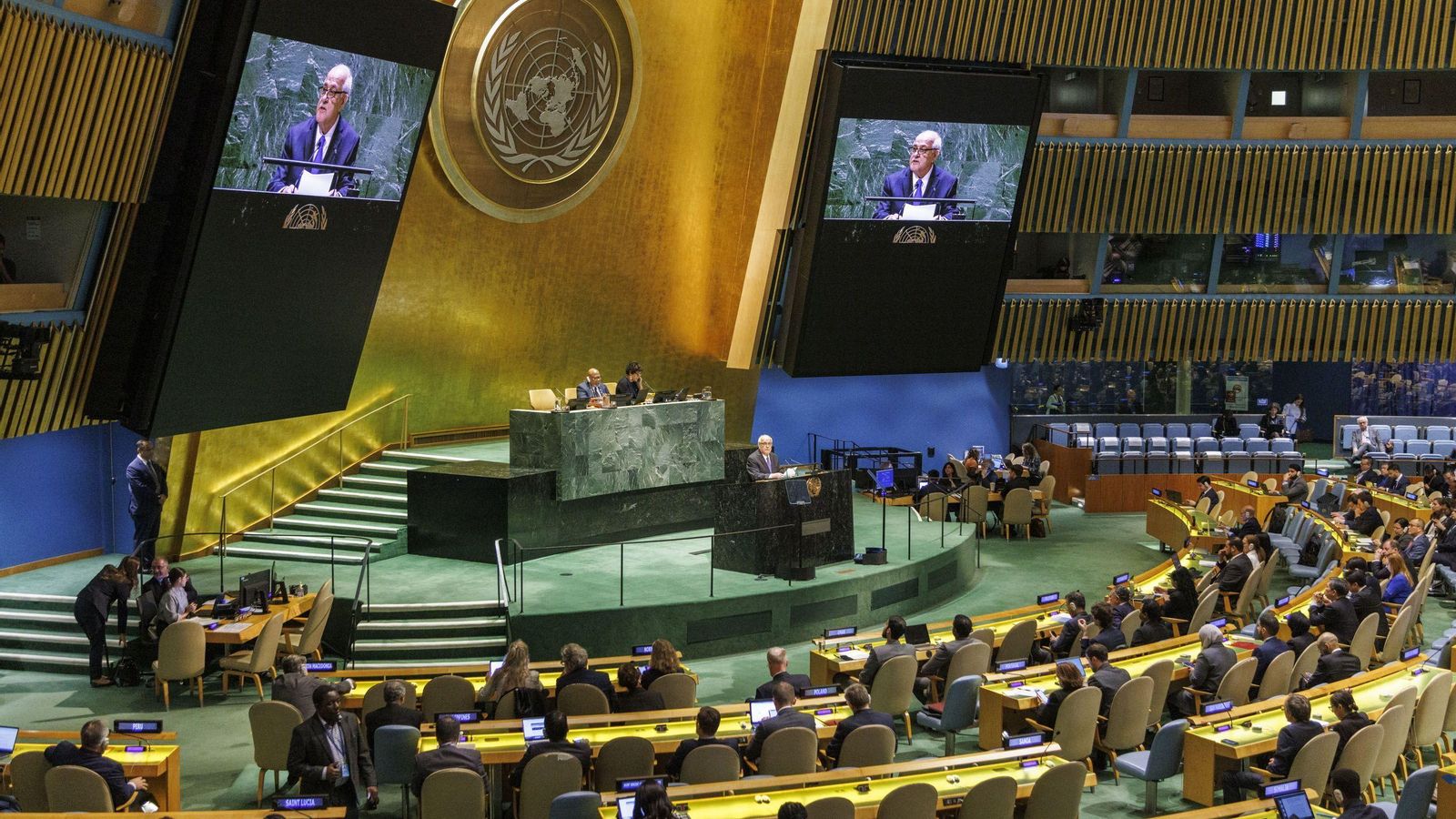 Una abrumadora mayoría de 143 estados pide integración plena de Palestina en la ONU