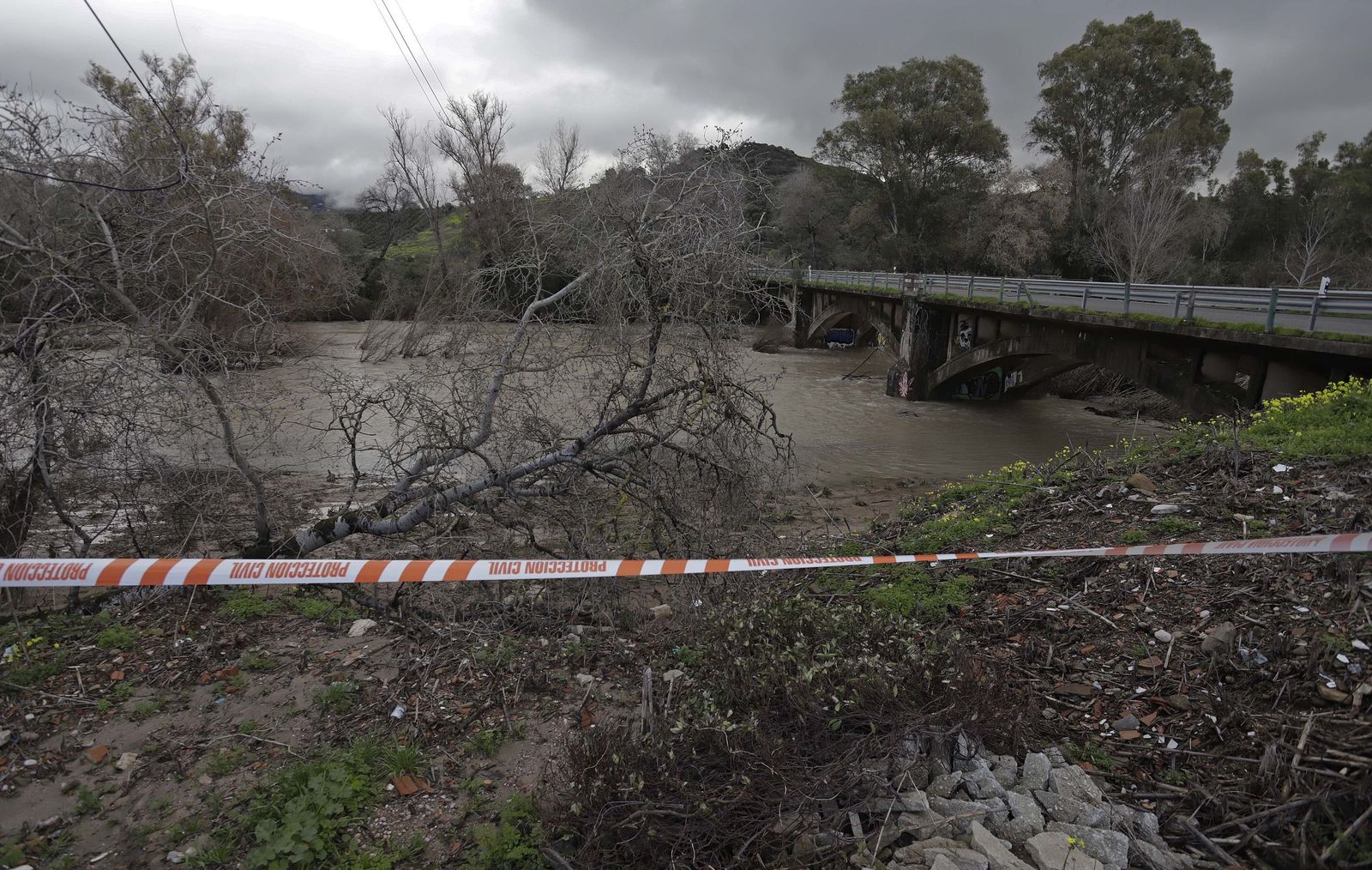 Fotos de los desperfectos provocados por las borrascas en Jimena de la Frontera