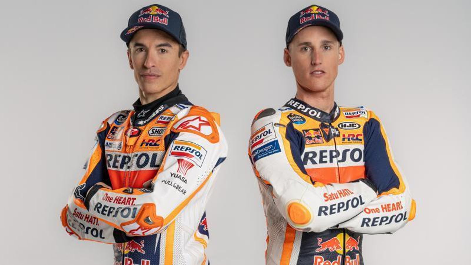 Marc Márquez y Pol Espargaró, ilusionados de cara a la nueva temporada.