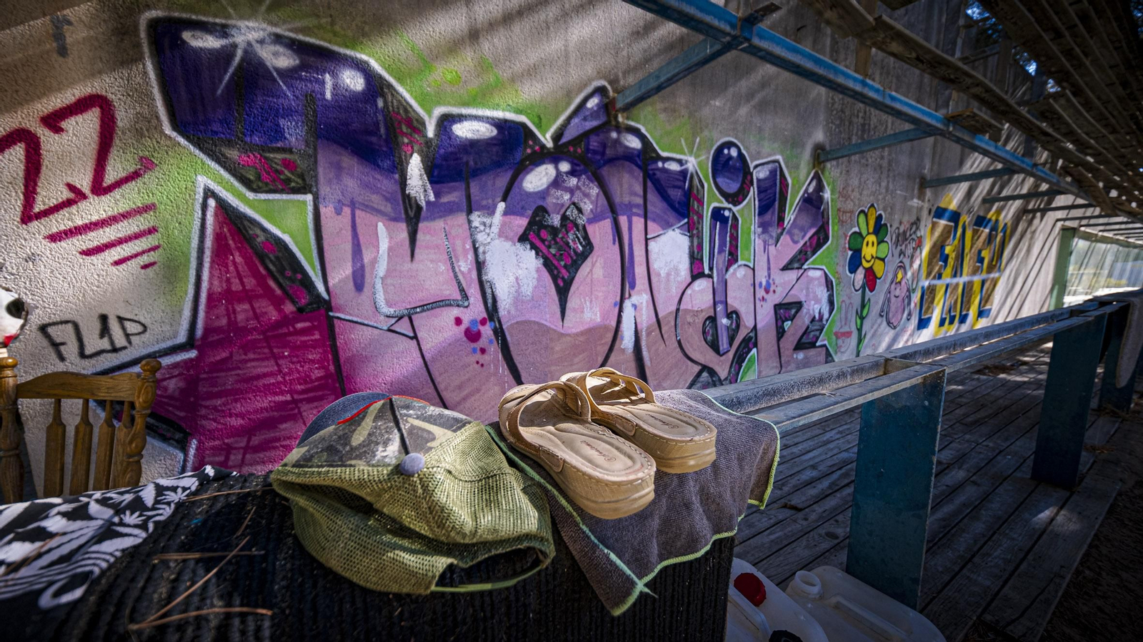 Las imágenes actuales del estado de abandono del antiguo campamento La Forestal en Rota