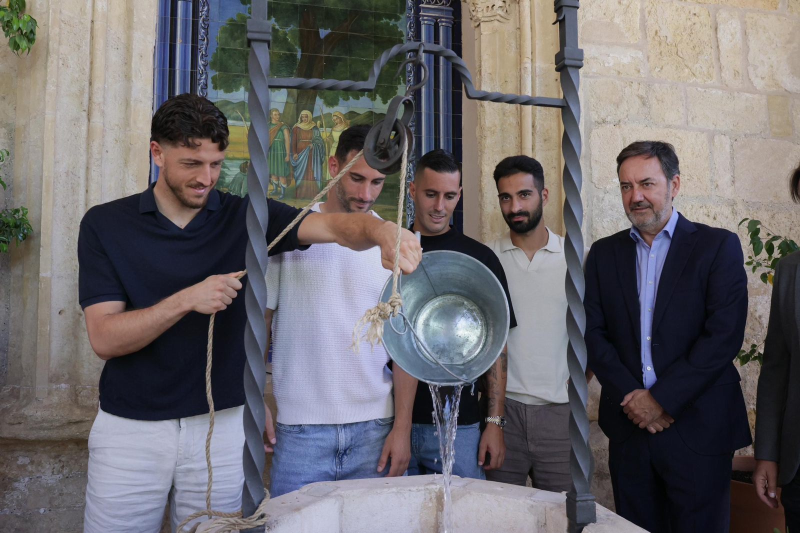 Las fotos de la visita del Córdoba CF al Santuario de la Virgen de La Fuensanta