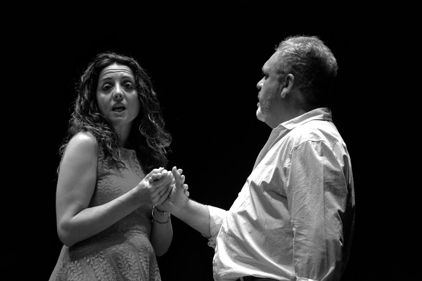 Escena de una de las obras premiadas en una edición anterior del certamen Rafael Guerrero, 'El líquido de los astros'.