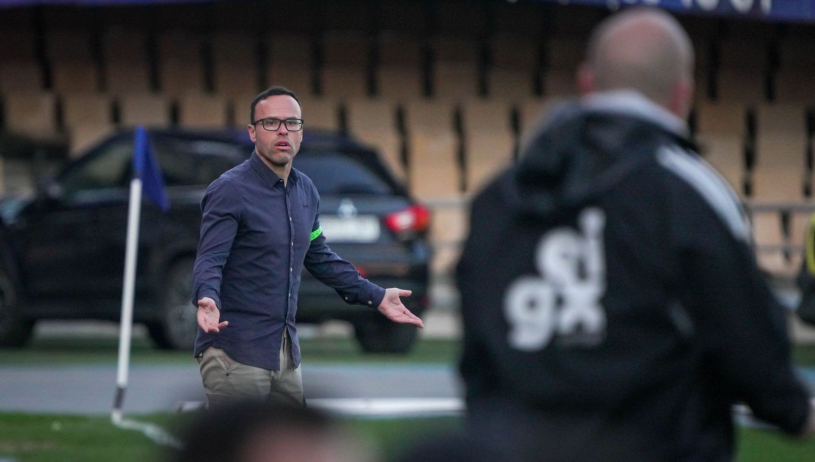 Miguel de la Fuente, en un momento del encuentro.