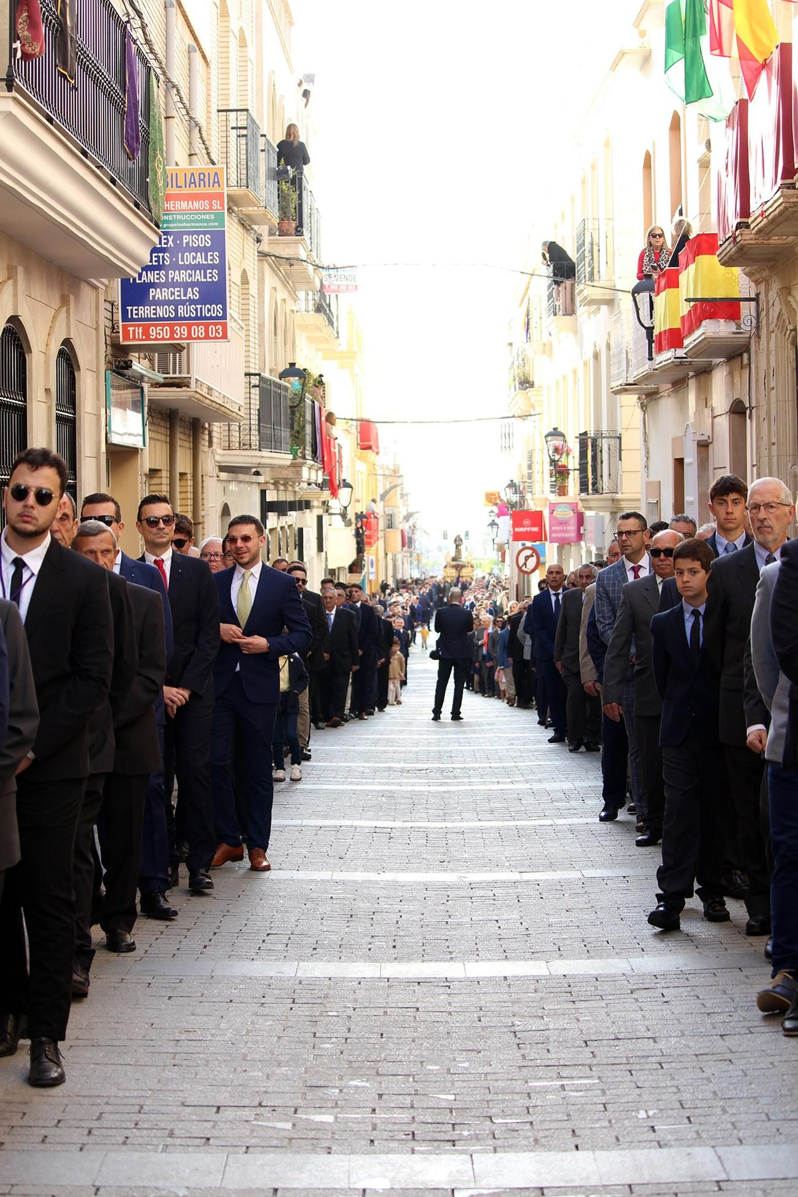 Las imágenes de la Subida de Jesús y la procesión del Viernes Santo por la mañana en Vera