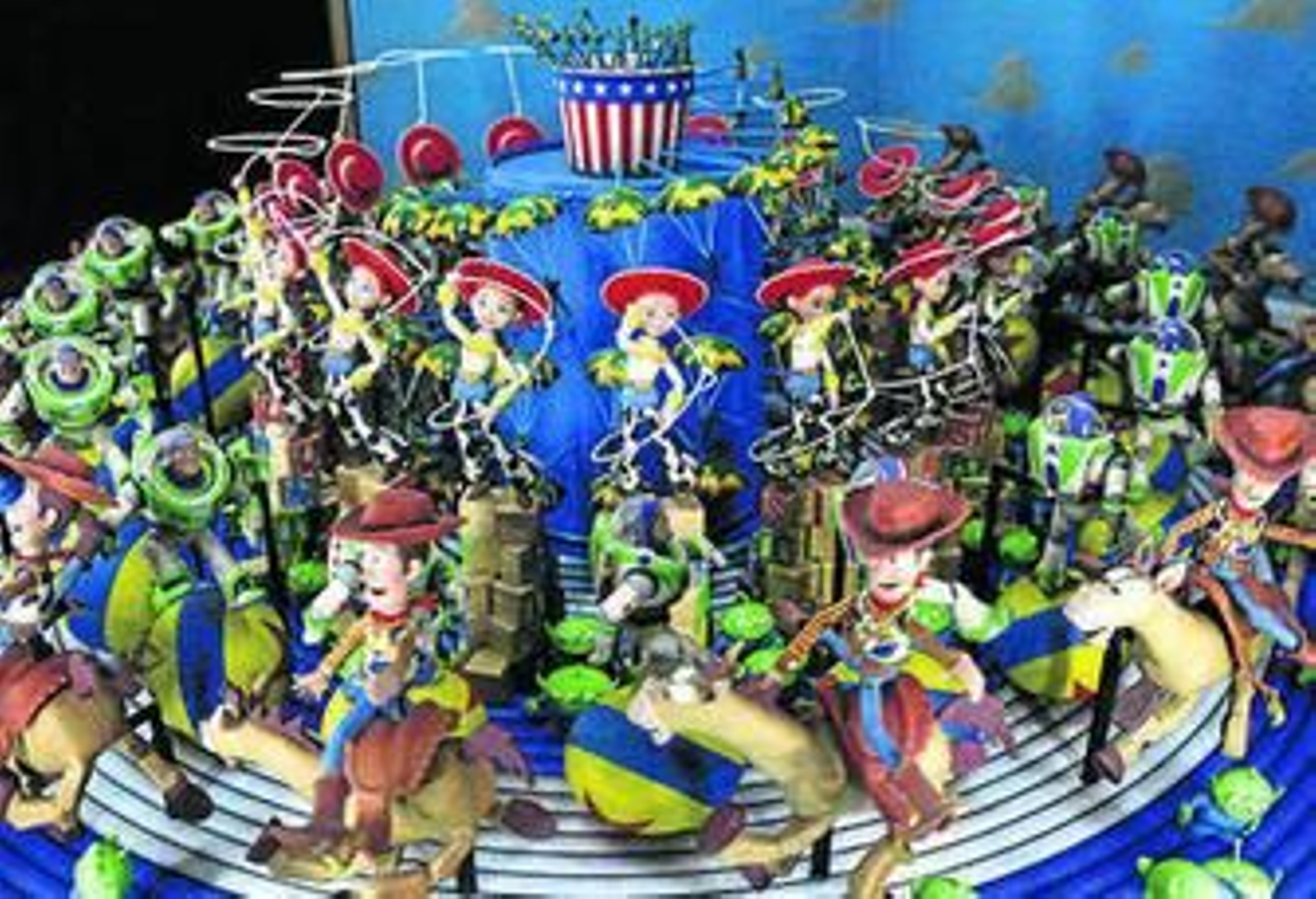 Zoótropo con personajes de 'Toy Story'.