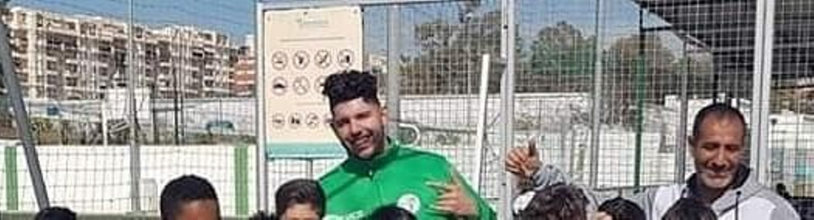 Francisco García, en un entrenamiento.