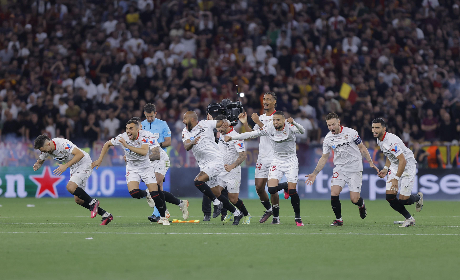 Las imágenes de la celebración del Sevilla fc