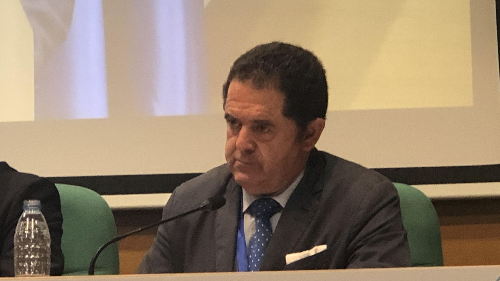Baldomero Bellido en la asamblea de la CEM Baldomero Bellido en la asamblea de la CEM