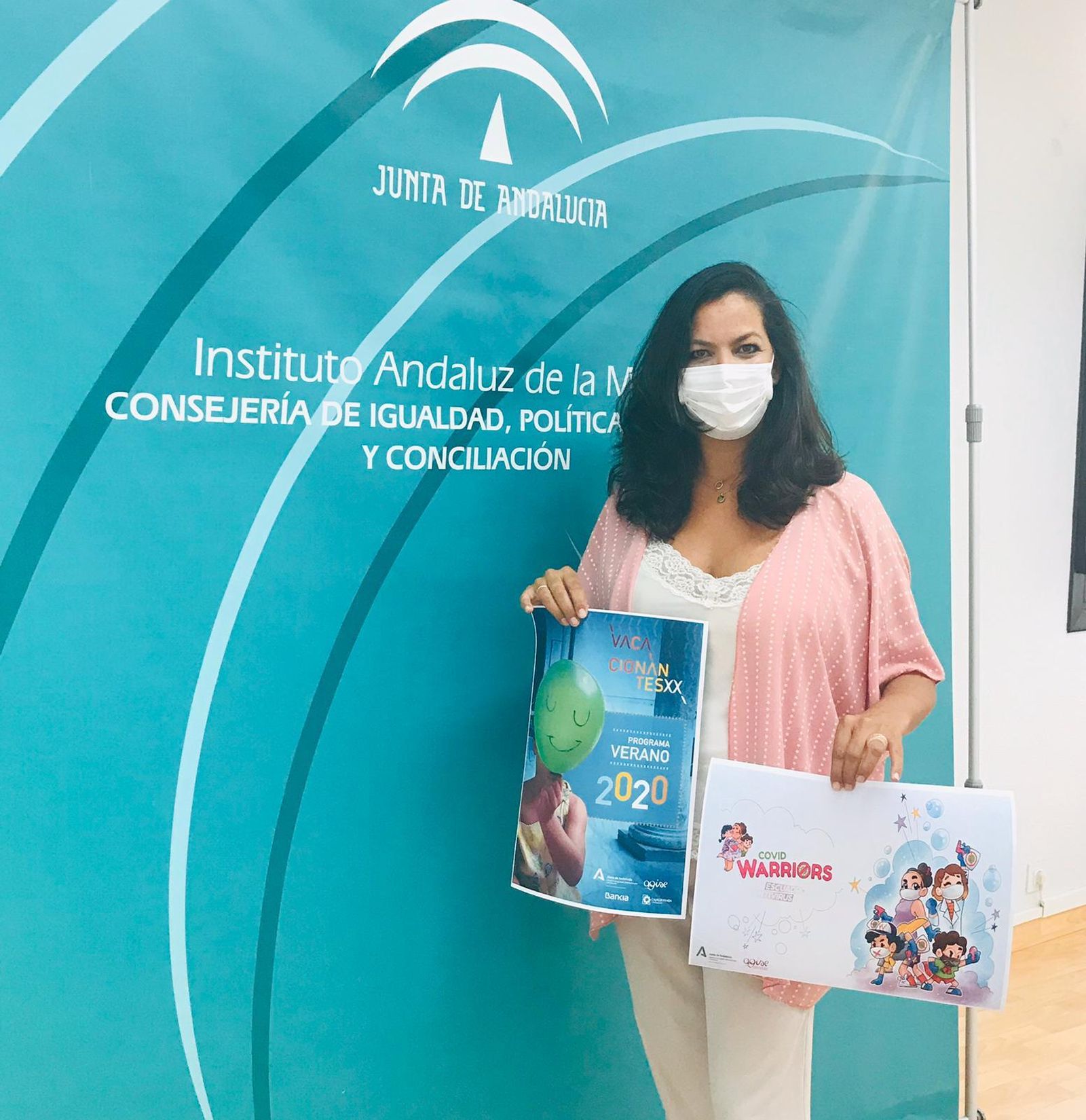 María Martín en la presentación del programa.