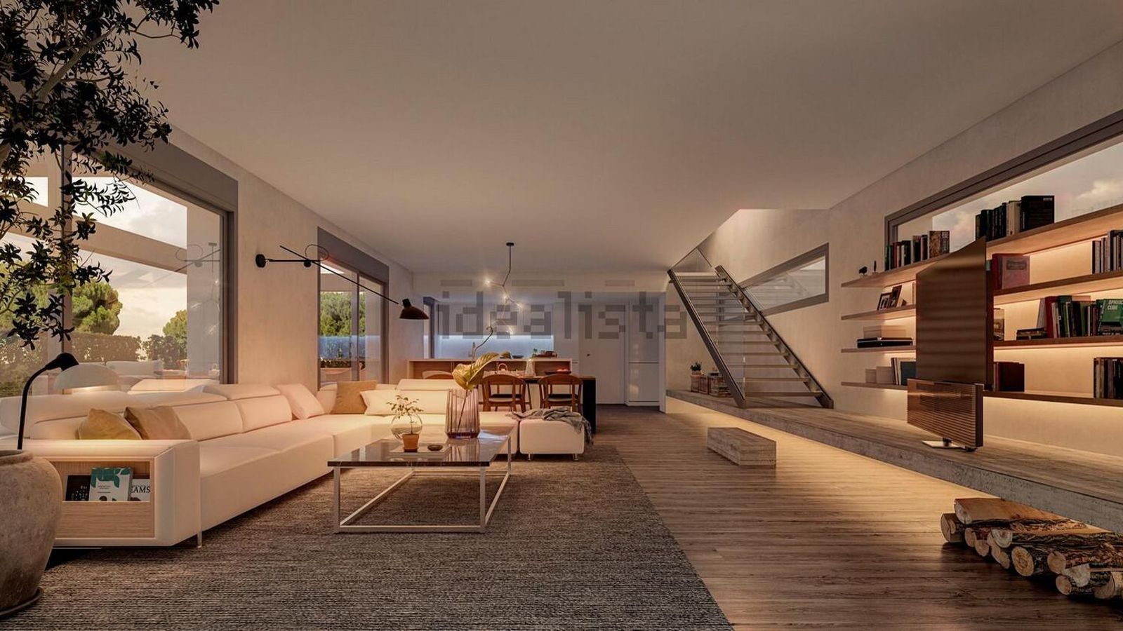 Interior de un chalet individual en Roche, Conil.