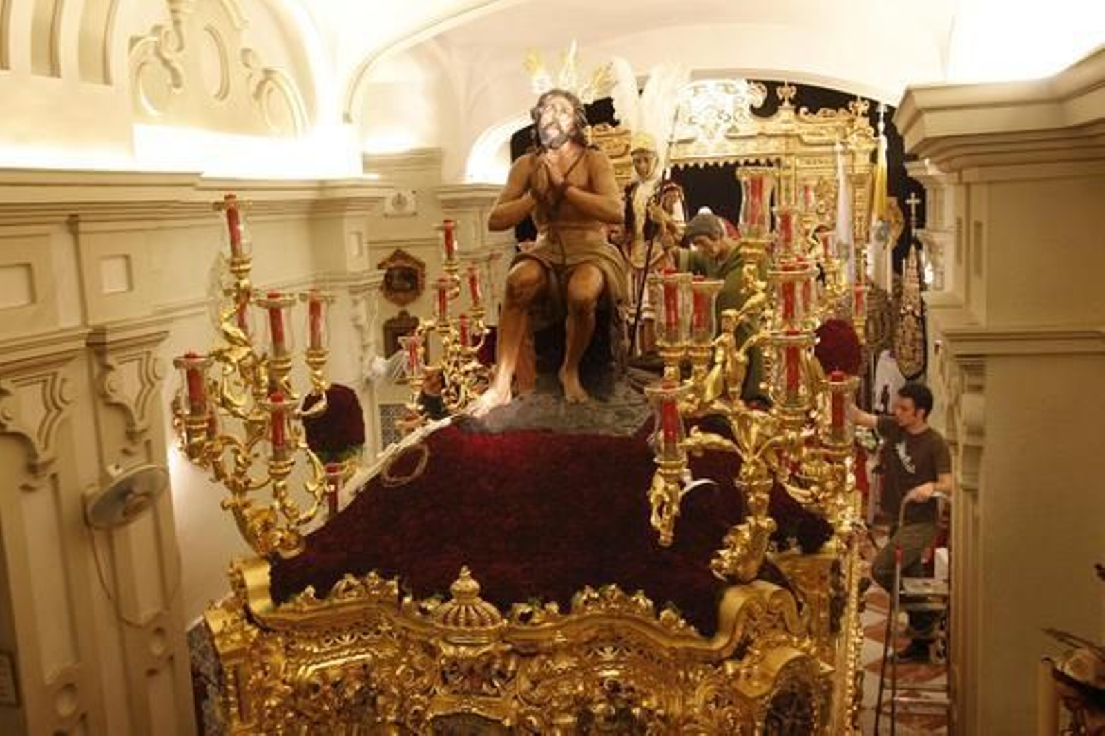 La Estrella, en su capilla.

Foto: J. C. Muñoz