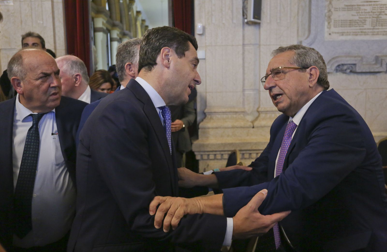 Homenaje a Celia Villalobos en el Ayuntamiento de Málaga (fotos)