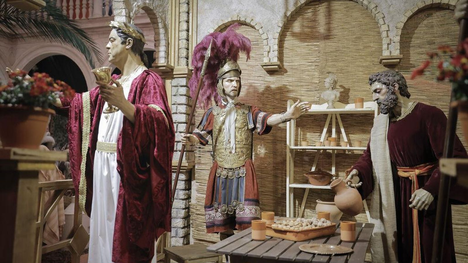 El centurión romano de la Hermandad de la Entrega de Navarro Arteaga.