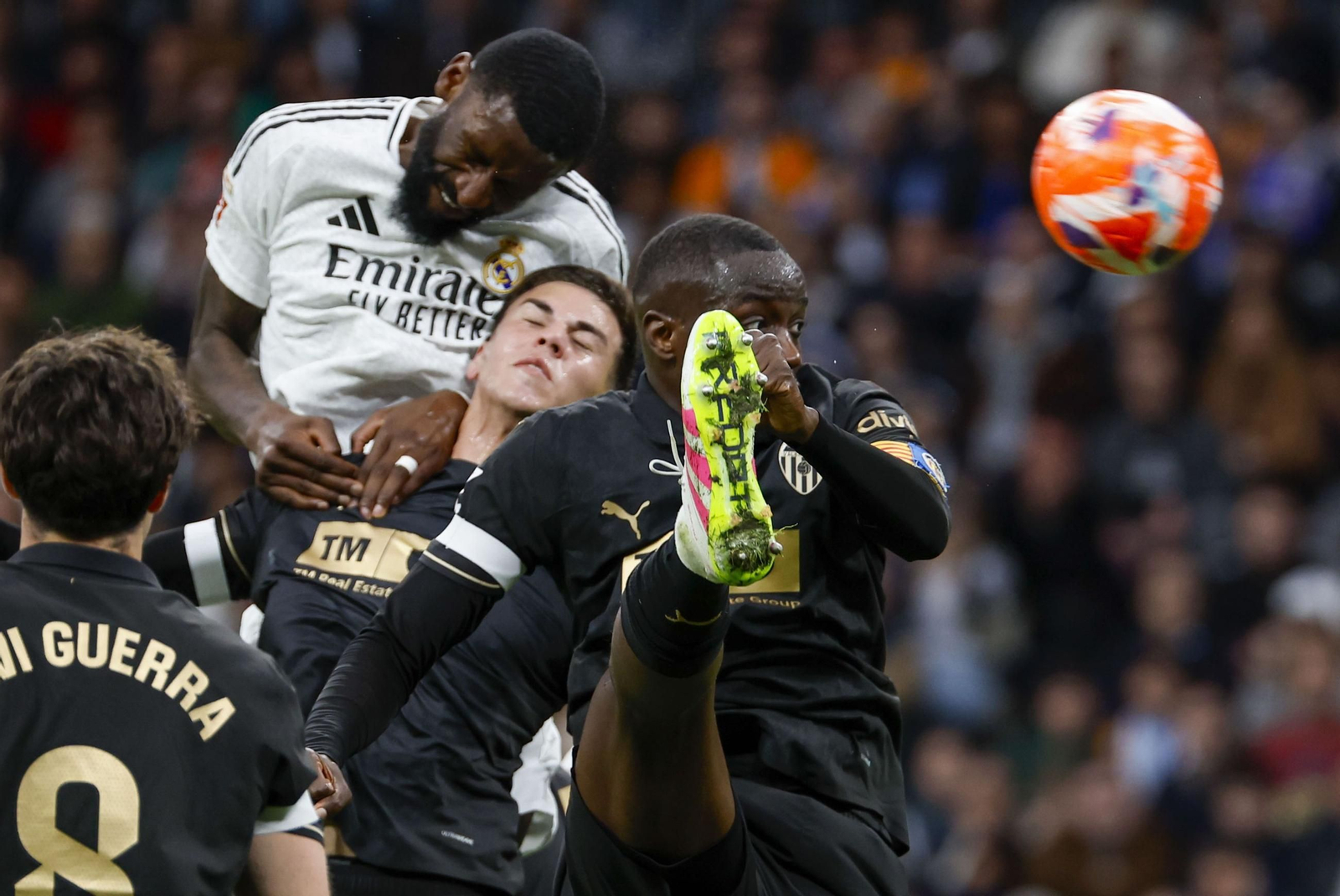 Las fotos de la derrota del Real Madrid ante el Valencia