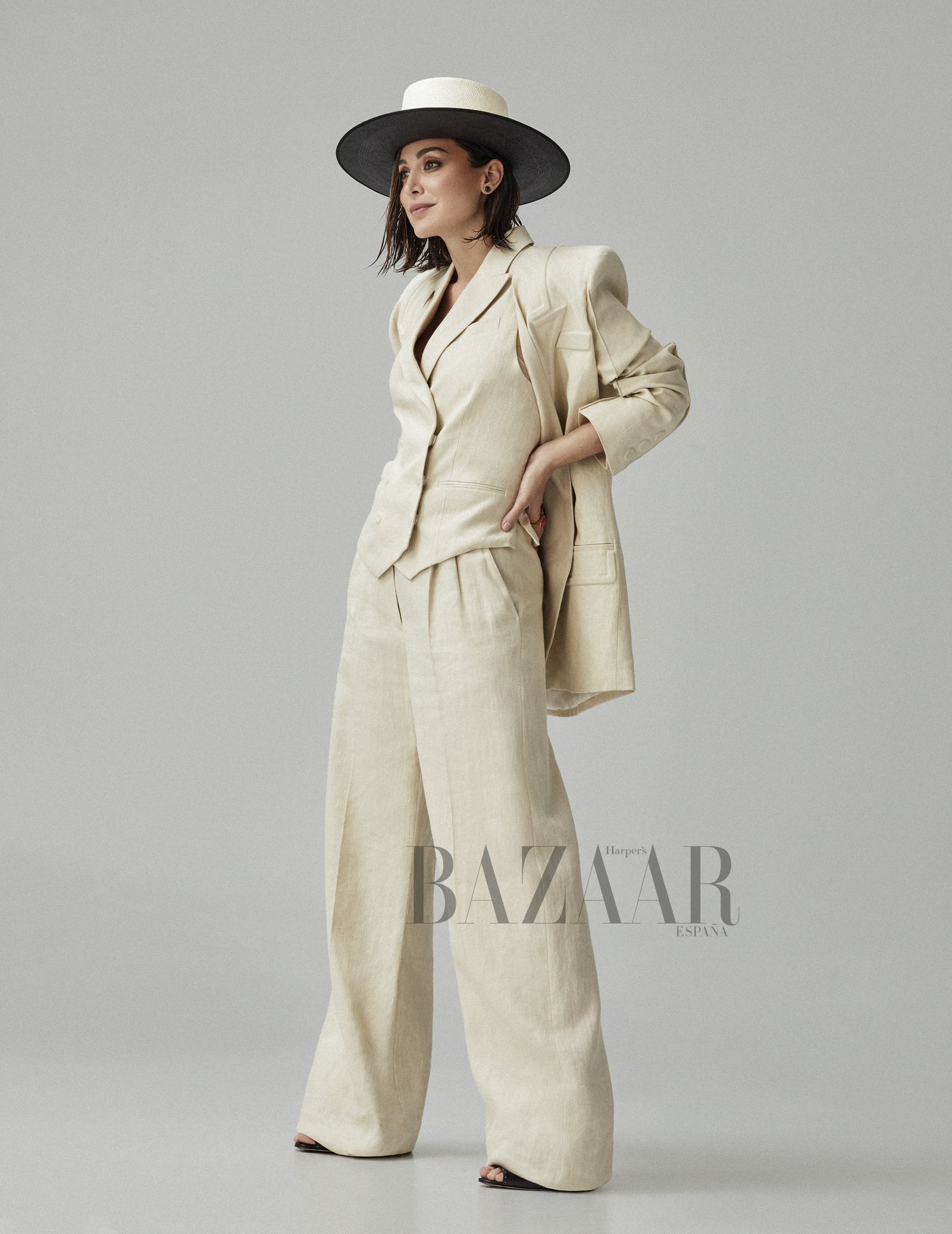 Tamara, en una de las fotos de su reportaje en 'Harper's Bazaar'.