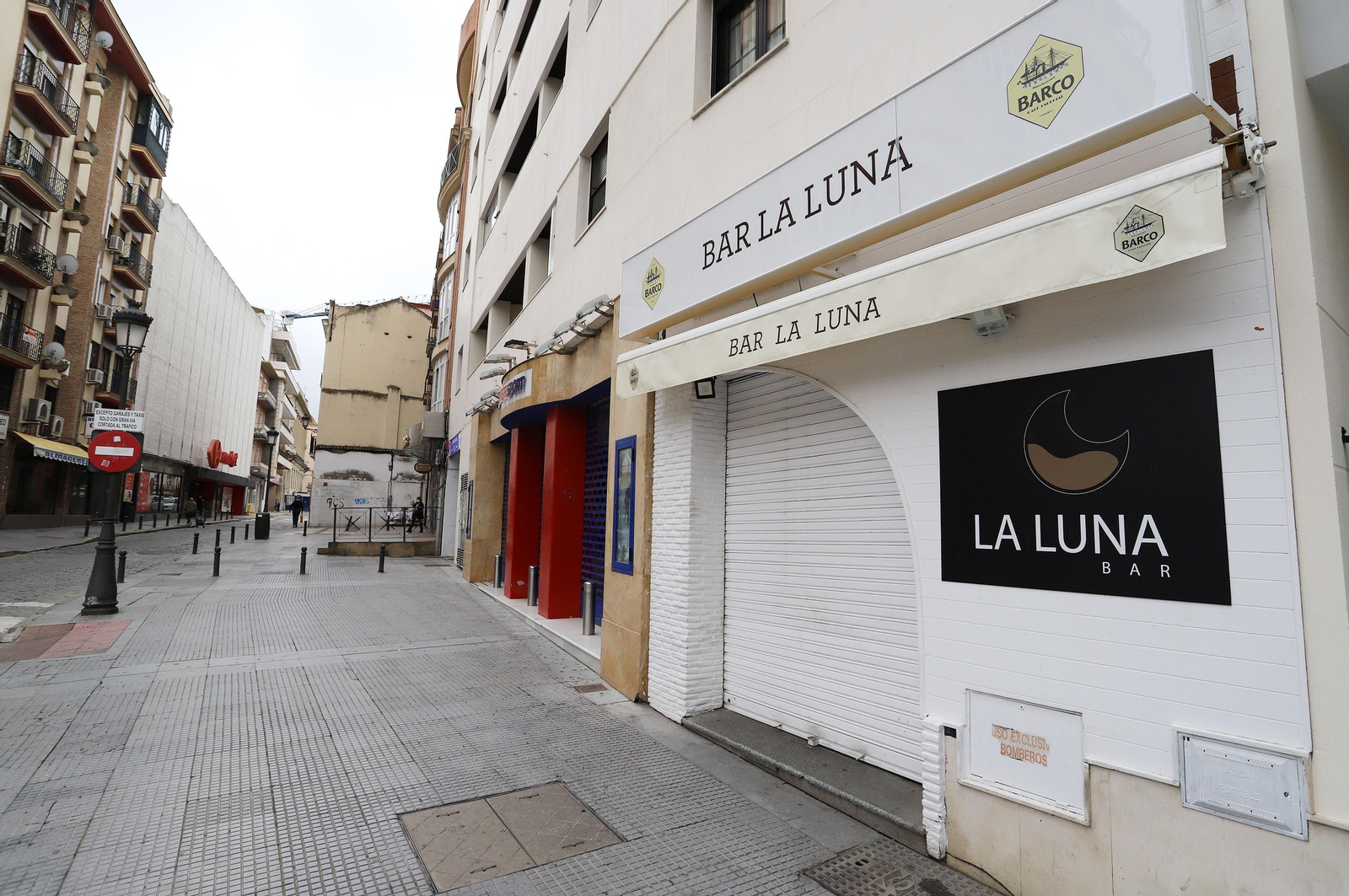 Bar cerrado el pasado mes de marzo