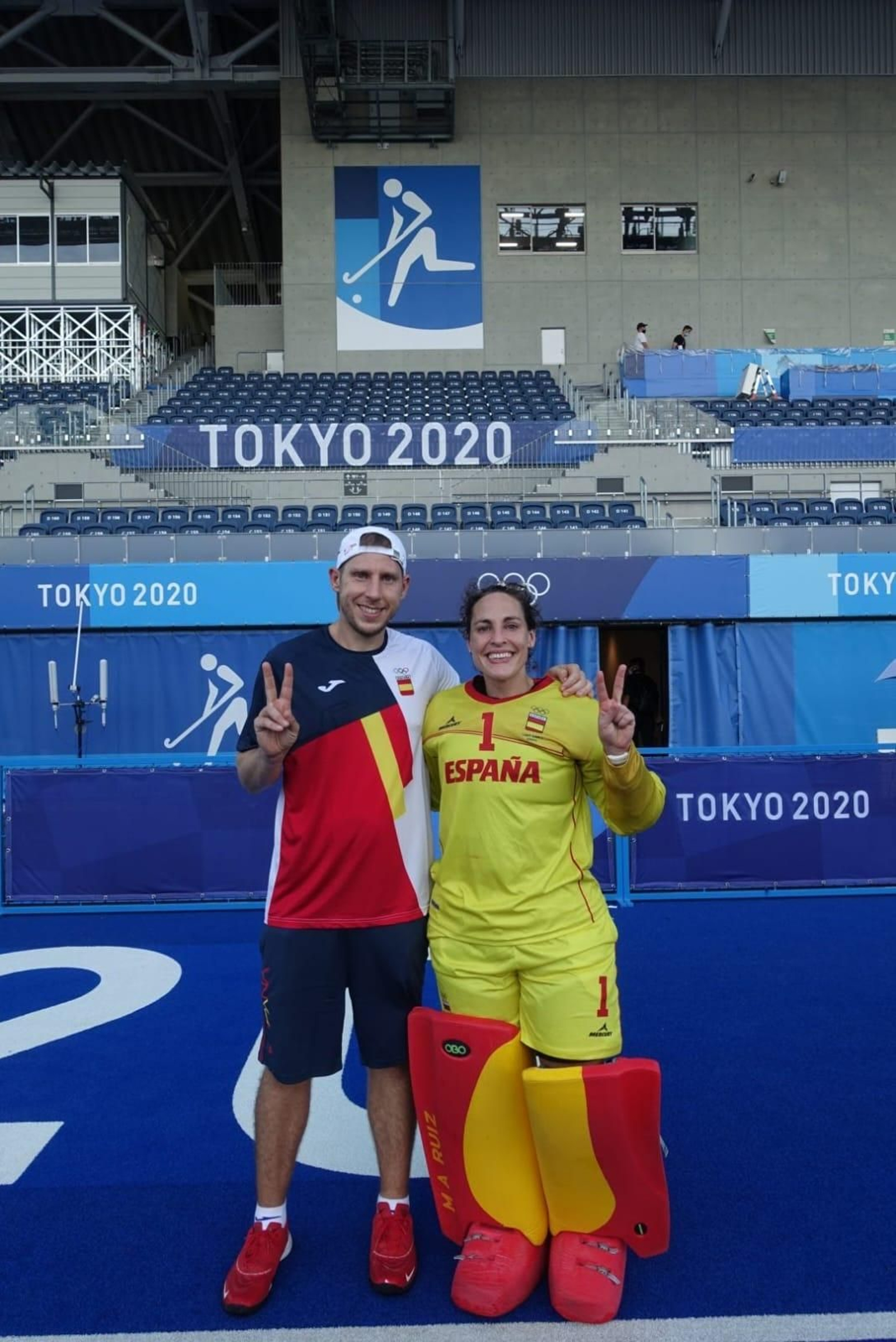 Mª Ángeles Ruiz, junto a su hermano Alberto en Tokio 2020. Mª Ángeles Ruiz, junto a su hermano Alberto en Tokio 2020.
