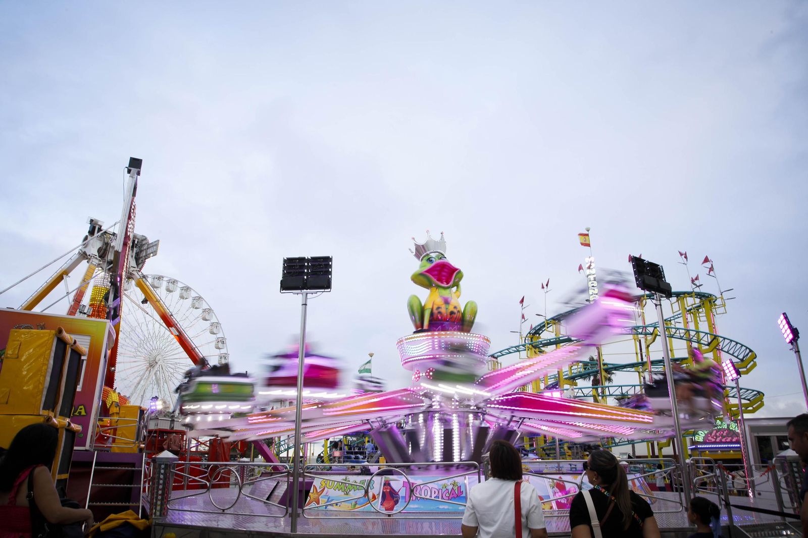 Las imágenes del lunes en la Feria de Almería sin ruidos